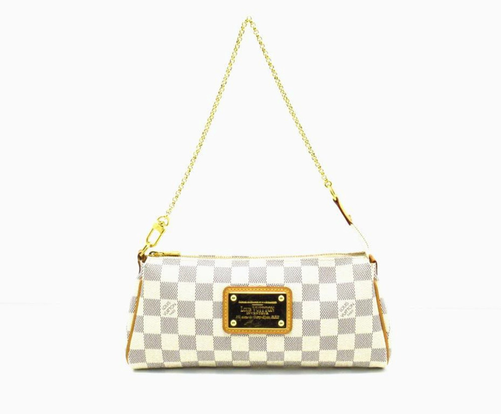 Louis Vuitton Bag Eva Damier Azur White